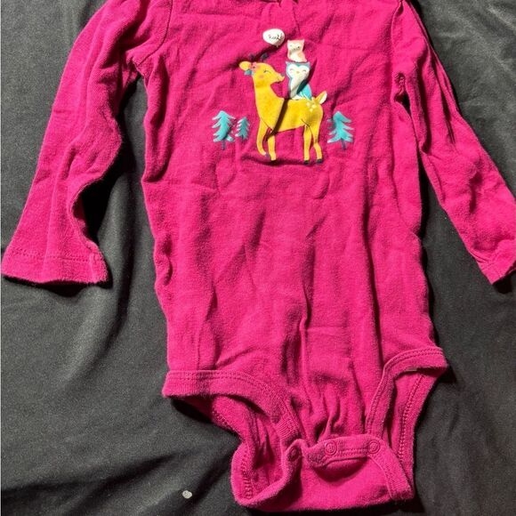 5 Build a Bundle Carters Long Sleeve Onesie Rompers EPC Size 12 Months - Picture 2 of 6